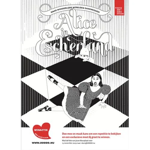 Alice In Escherland Poster